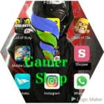 gamer shop android application logo